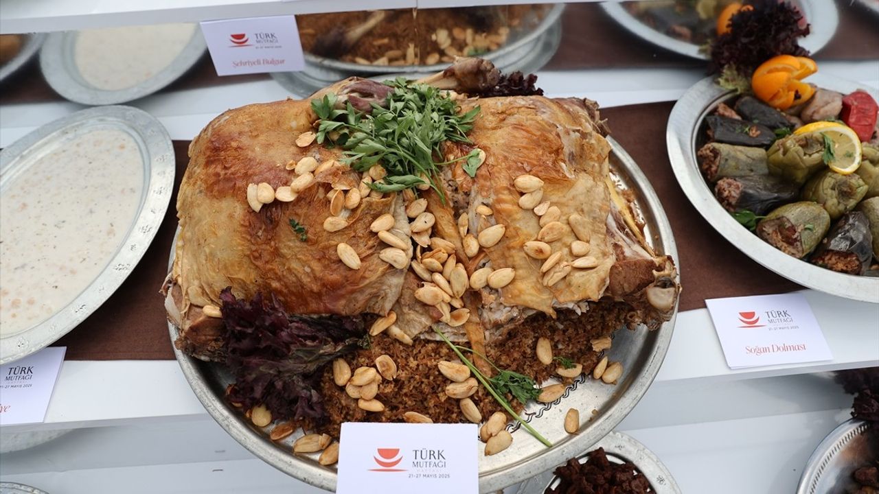 Mardin'in Lezzetleri "Türk Mutfağı Haftası"nda Tanıtıldı
