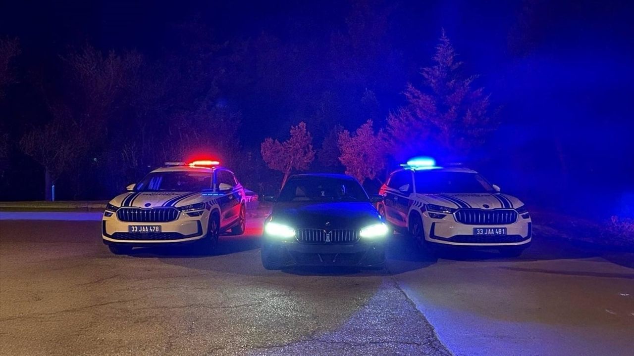 Mersin'de Drift Yapan Sürücülere Ağır Ceza