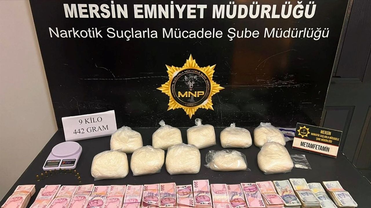 Mersin'de Uyuşturucu Operasyonu: 9 Kilo Sentetik Madde Ele Geçirildi