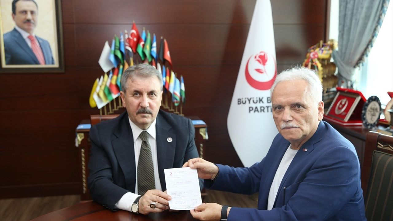 Mustafa Destici'den Türk Kızılay'a Kurban Vekaleti
