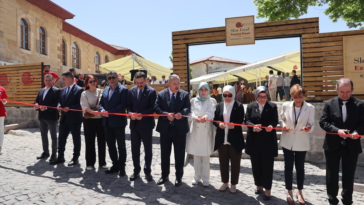 Nevşehir'de Slow Food Yeryüzü Pazarı Açıldı