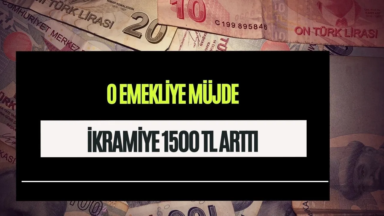O emeklinin bayram ikramiyesine 1500 TL zam! Meclisten karar geldi