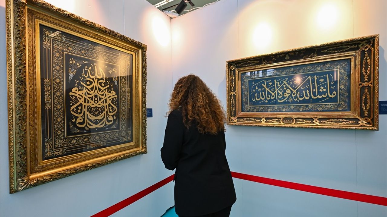 Osmanlı ve Modern Hat Sanatı Ankara'da Sanatseverlerle Buluştu