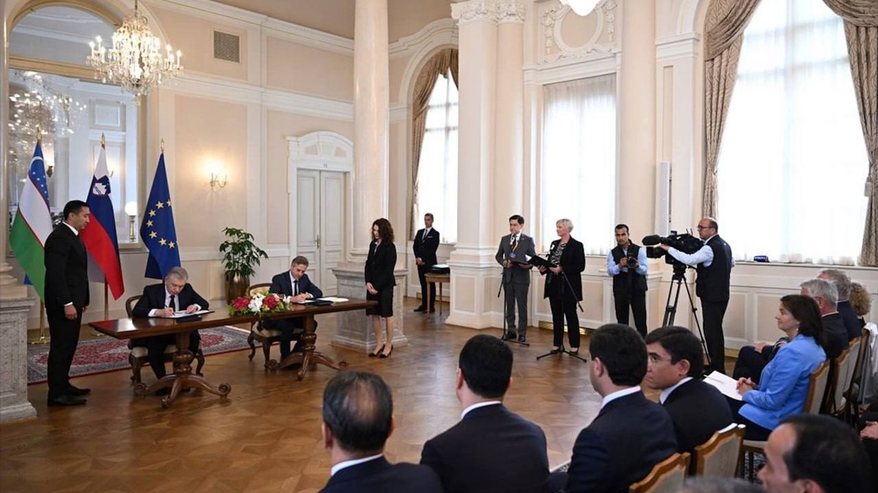 Özbekistan ve Slovenya İlişkileri Yeni Bir Döneme Giriyor