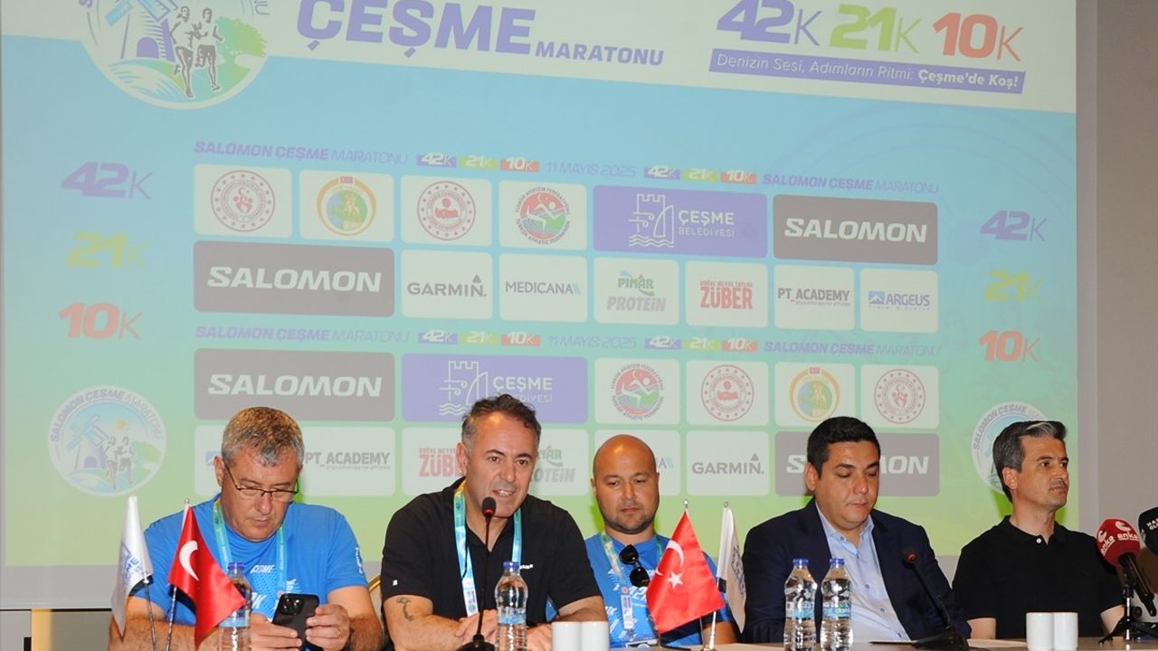 Salomon Çeşme Maratonu 2023 Basın Toplantısı Gerçekleşti
