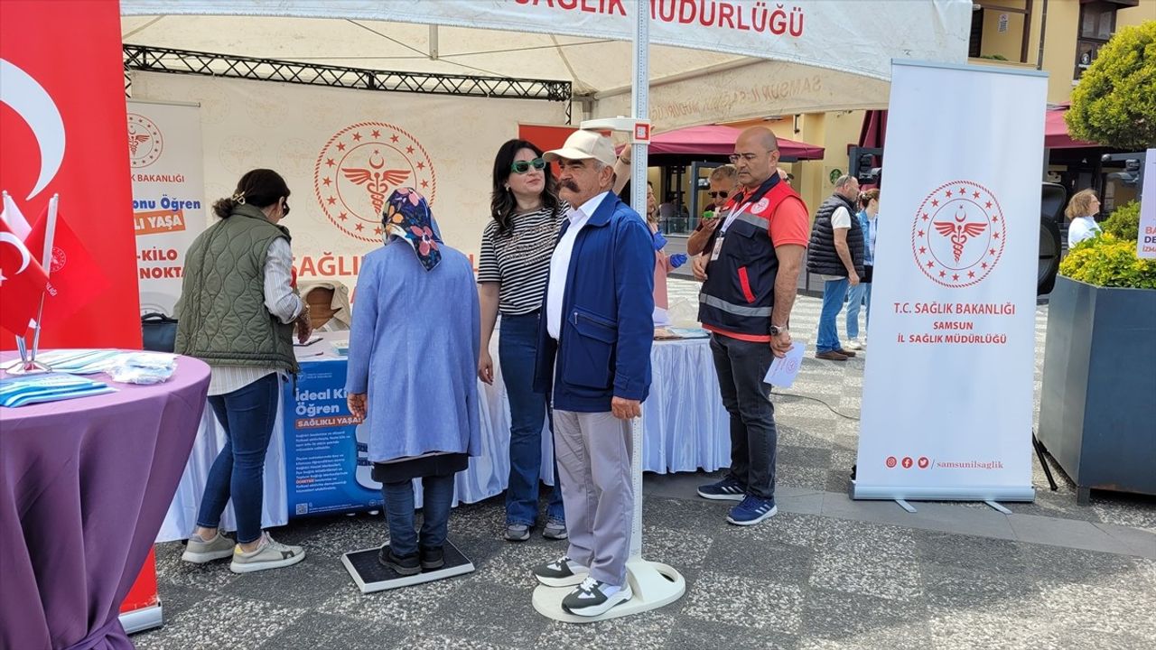 Samsun'da Dünya Tütünsüz Günü Yürüyüşü Gerçekleşti