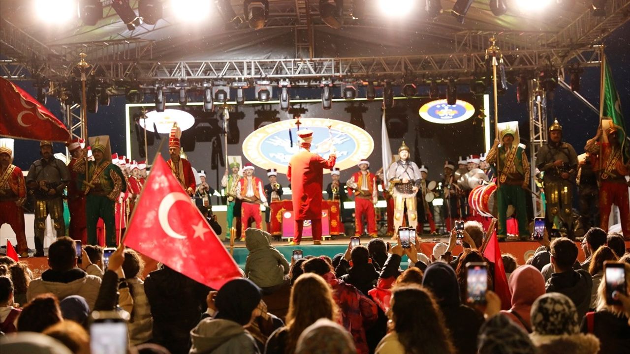 Samsun'da Mehteran Takımının Coşkulu Gösterisi