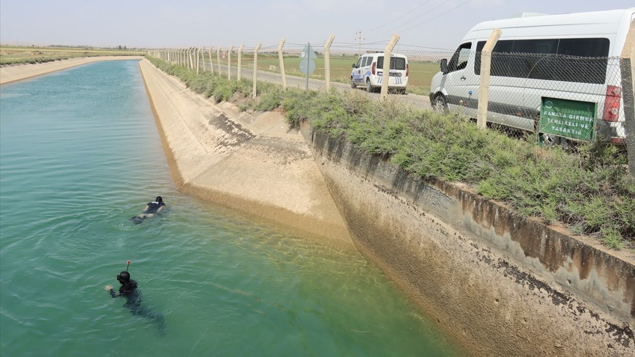 Şanlıurfa'da Sulama Kanalında Kaybolan Çocuk İçin Arama Çalışmaları Devam Ediyor