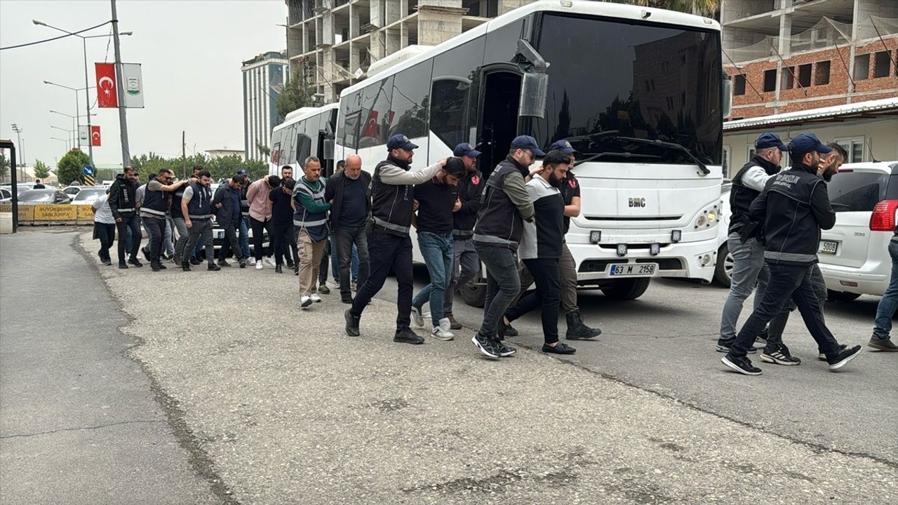 Şanlıurfa Merkezli Çetenin Operasyonu: 15 Gözaltı