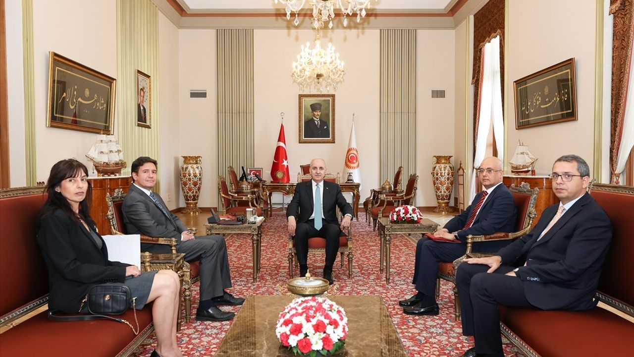 TBMM Başkanı Kurtulmuş, Bulgaristan Büyükelçisini Ağırladı