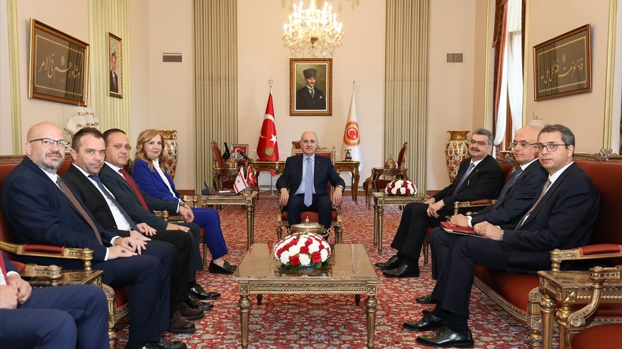 TBMM Başkanı Kurtulmuş, KKTC Heyetini Ağırladı