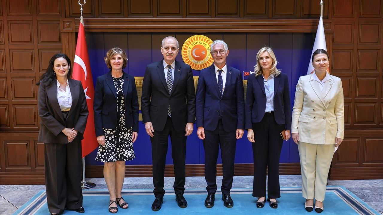 TBMM Başkanı Numan Kurtulmuş, Fransa-Türkiye Parlamentolar Arası Dostluk Grubu'nu Ağırladı