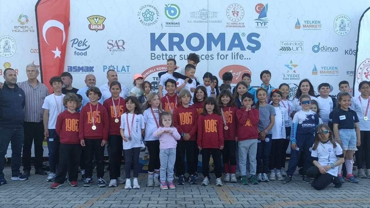 Tekirdağ'da Gençlik ve Spor Bayramı Yelken Yarışları Heyecanı