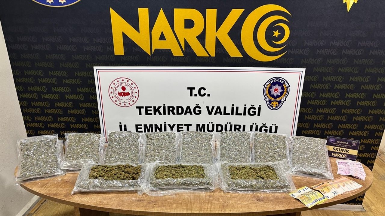 Tekirdağ'da Uyuşturucu Operasyonuna 10 Tutuklama
