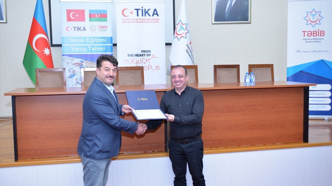 TİKA'nın Azerbaycan'da Yanık Eğitimi