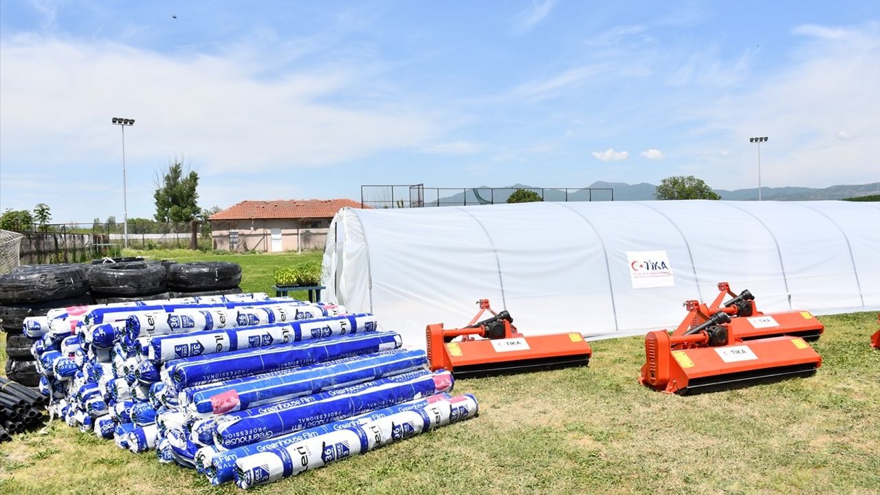 TİKA'nın Kuzey Makedonya'da Tarım Destek Projesi