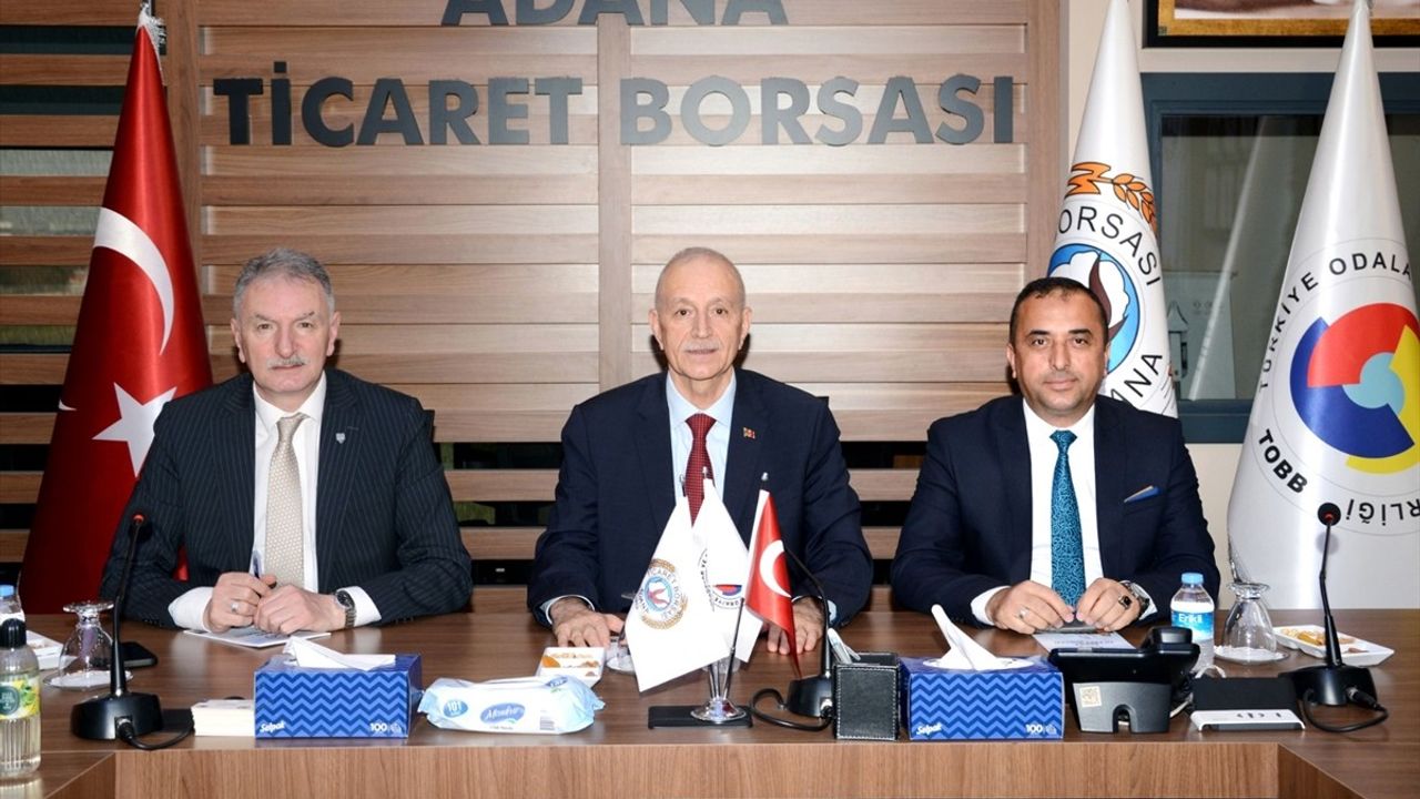 TMO Genel Müdürü Ahmet Güldal, Adana Ticaret Borsası'nı Ziyaret Etti