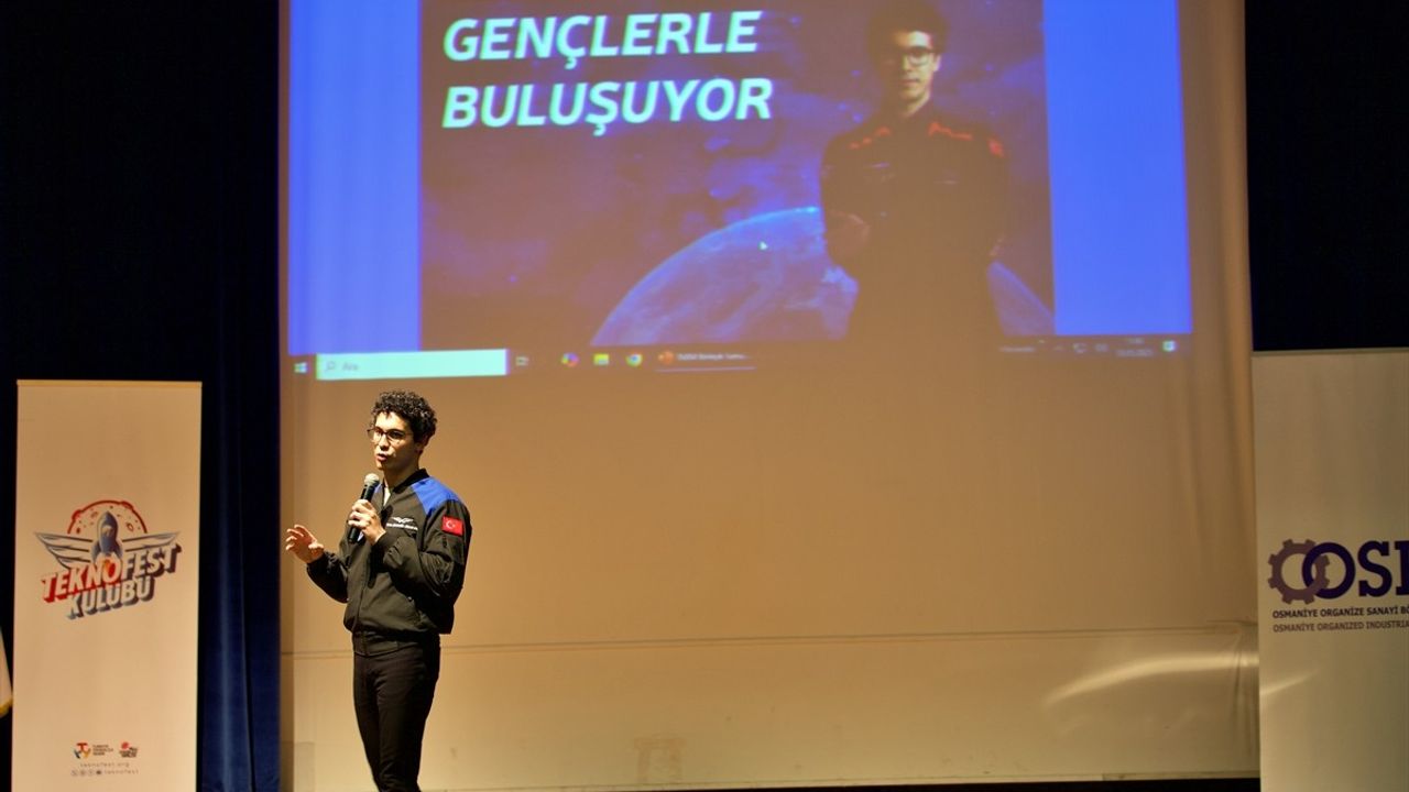 Türkiye'nin İkinci Astronotu Tuva Cihangir Atasever, Osmaniye'de Öğrencilerle Buluştu