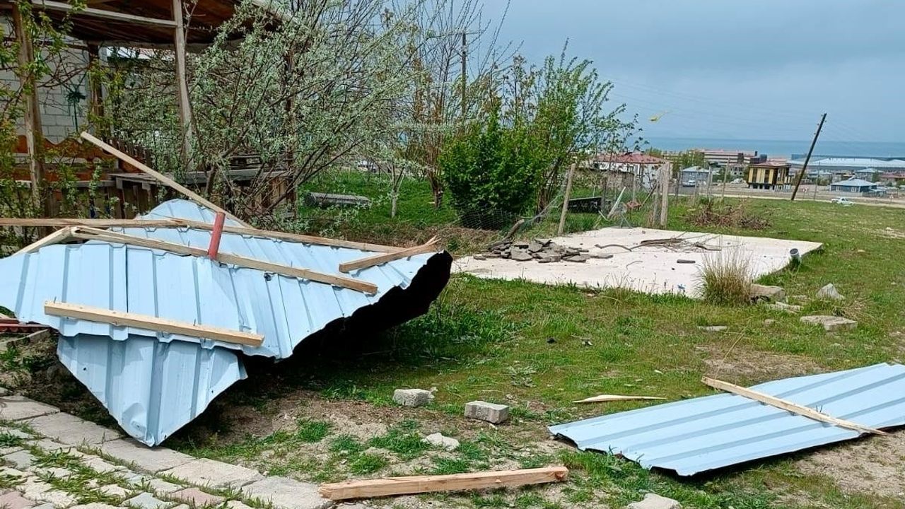 Van'da Şiddetli Rüzgarın Etkileri