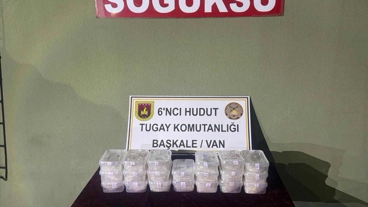 Van'da Uyuşturucu Operasyonu: 22 Kilo 277 Gram Ele Geçirildi