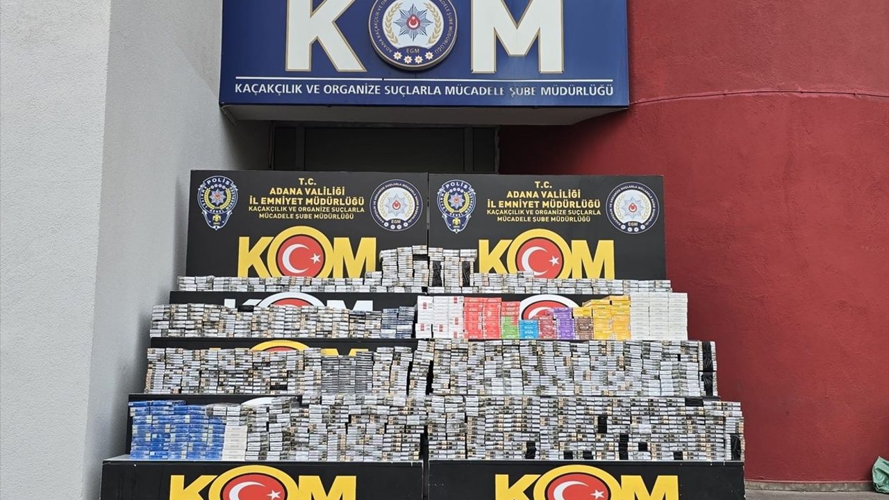 Adana'da Kaçak Sigara ve Elektronik Likit Operasyonu: İki Zanlı Tutuklandı