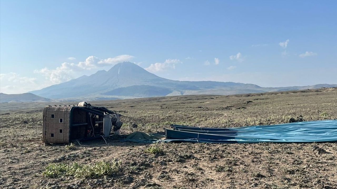 Aksaray'da Sıcak Hava Balonu Kazası