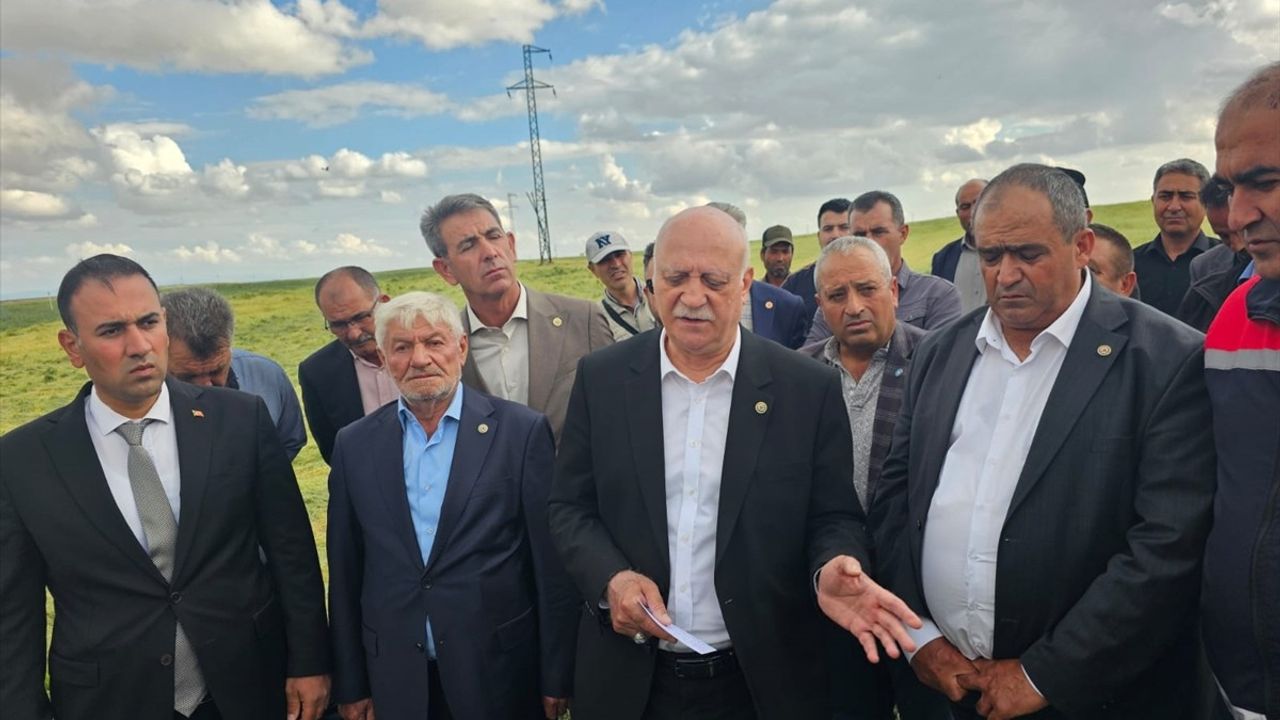 Aksaray'da Zirai Dondan Etkilenen Tarım Alanları İncelendi