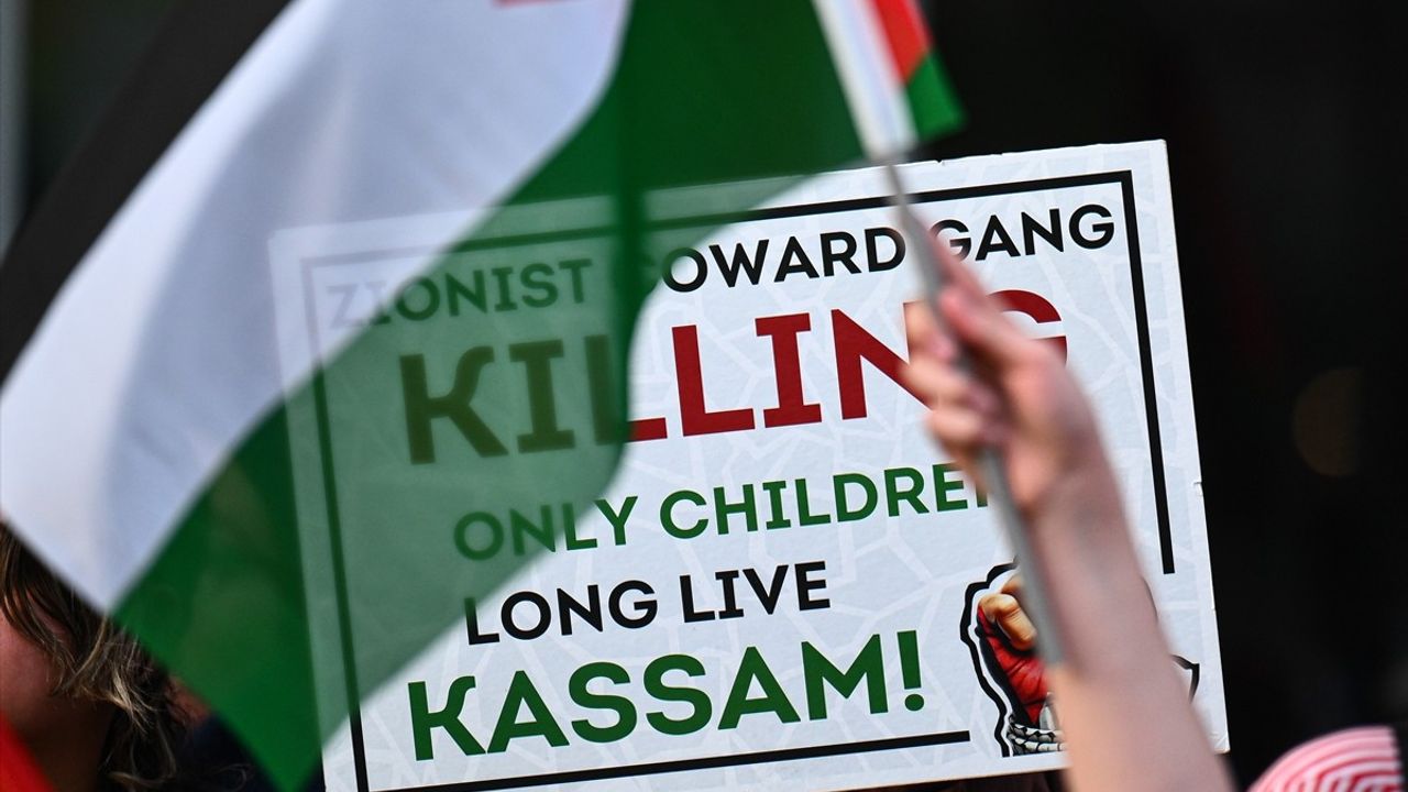 Ankara'da Madleen Gemisi'ne Yapılan Saldırı Protesto Edildi