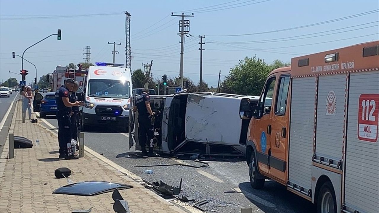 Aydın'da Trafik Kazası: Dört Yaralı