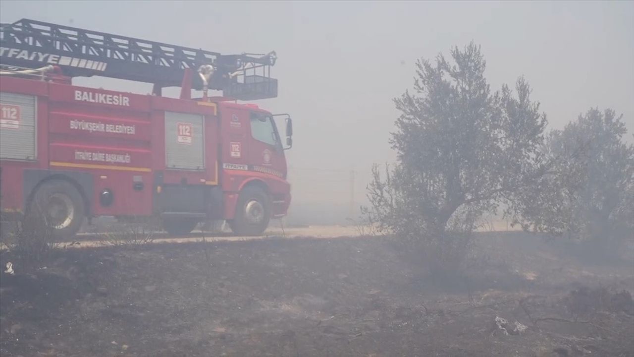 Balıkesir'de Çıkan Yangın Kontrol Altına Alındı