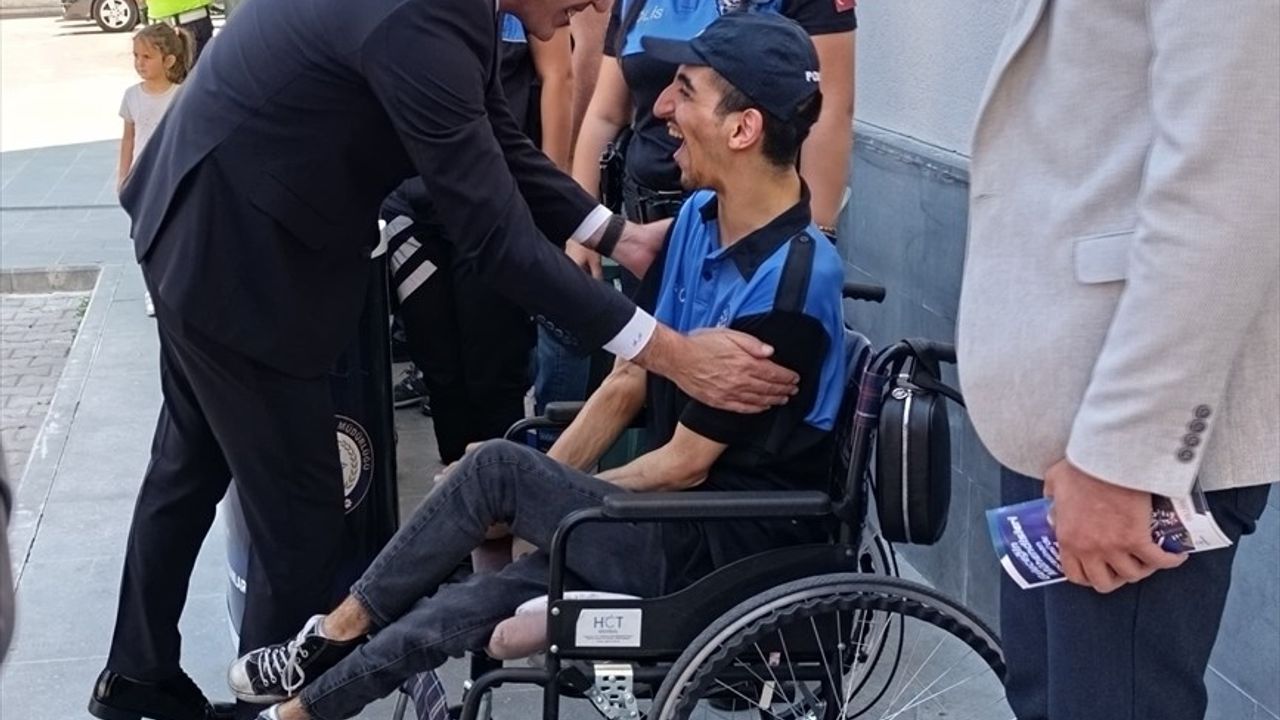 Bedensel Engelli Hasan Can'ın Polislik Hayali Gerçek Oldu