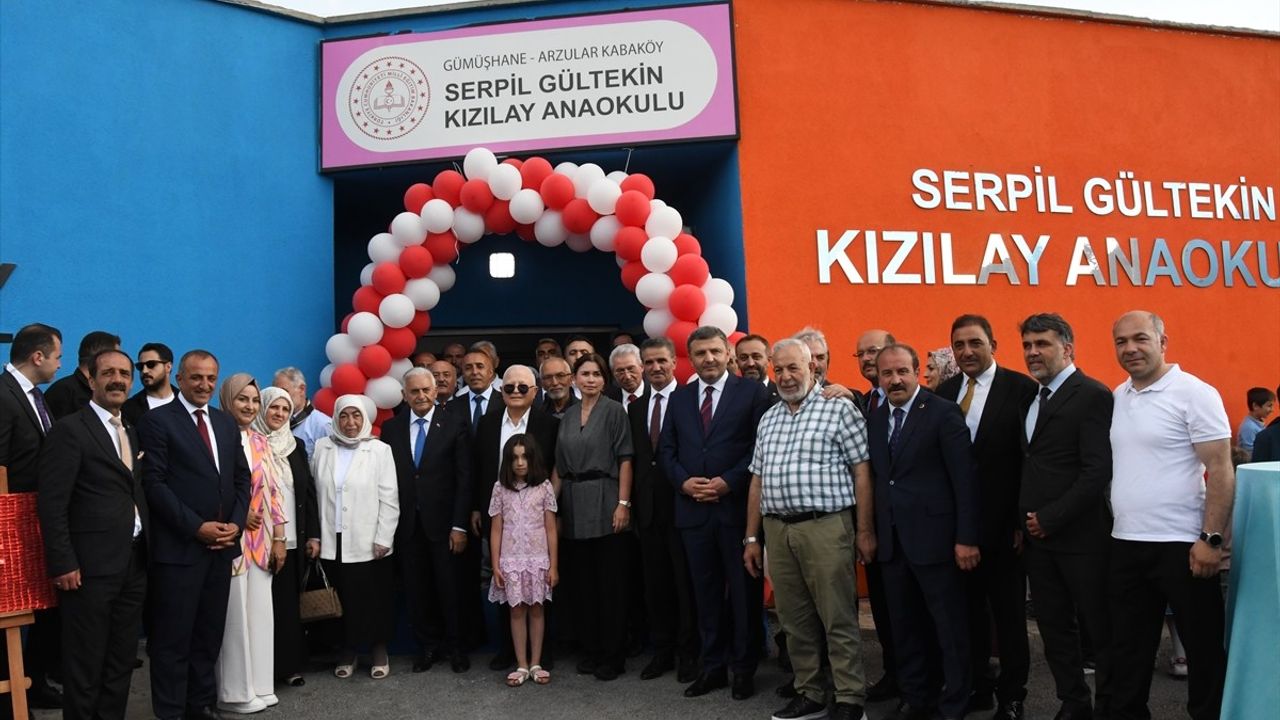 Binali Yıldırım Gümüşhane'de Anaokulu Açılışına Katıldı