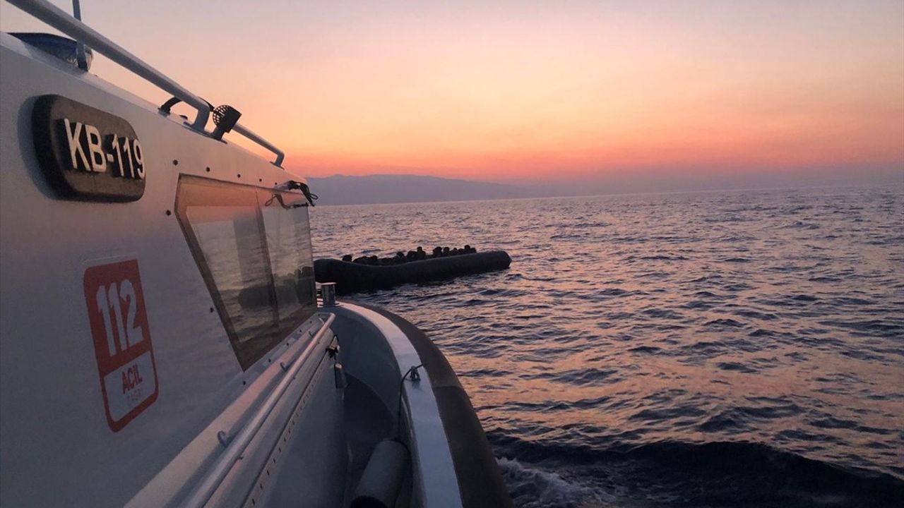 Çanakkale Açıklarında 34 Düzensiz Göçmen Tespit Edildi