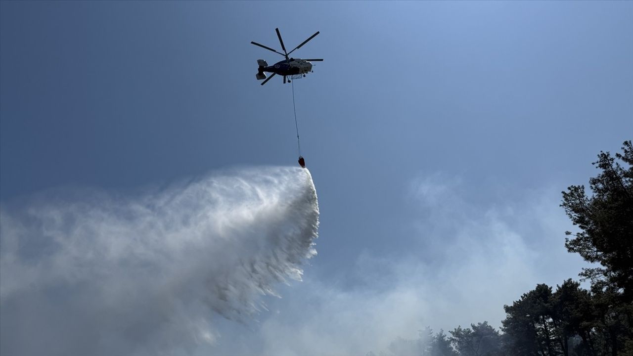 Çanakkale'deki Orman Yangını Kontrol Altına Alındı