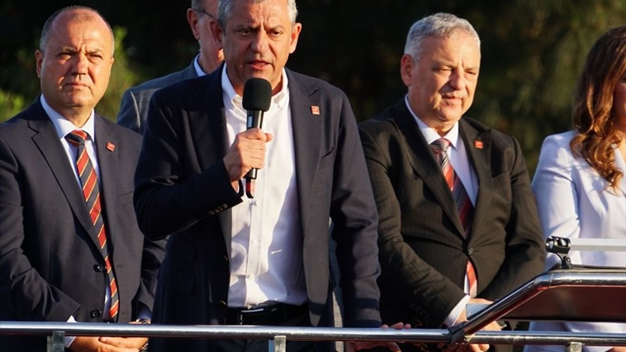 CHP Genel Başkanı Özgür Özel Tekirdağ'da Konuştu
