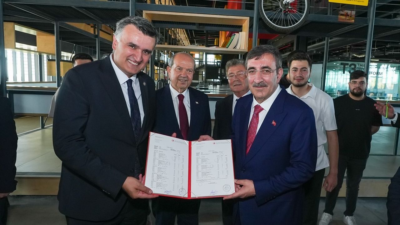 Cumhurbaşkanı Yardımcısı Yılmaz KKTC'de Ziyaret Gerçekleştirdi