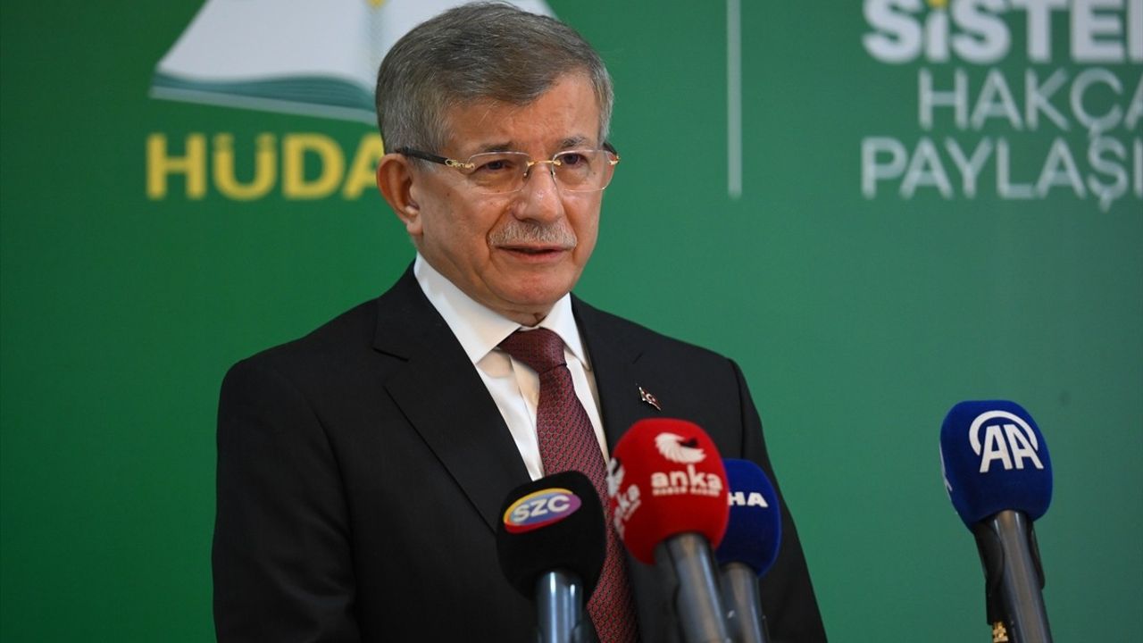Davutoğlu, HÜDA PAR Genel Başkanı Yapıcıoğlu'nu Ziyaret Etti