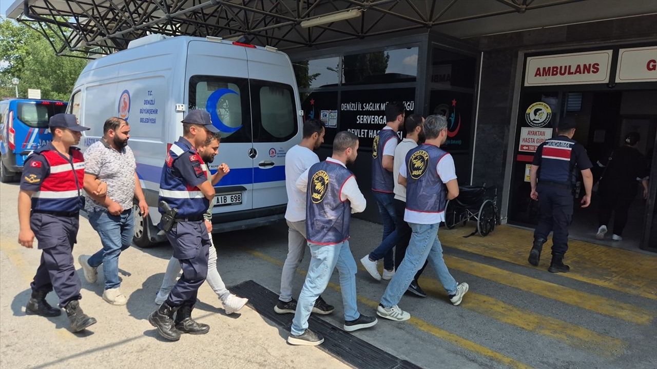 Denizli'de Fabrikadan Hırsızlık Öncesi 5 Şüpheli Yakalandı