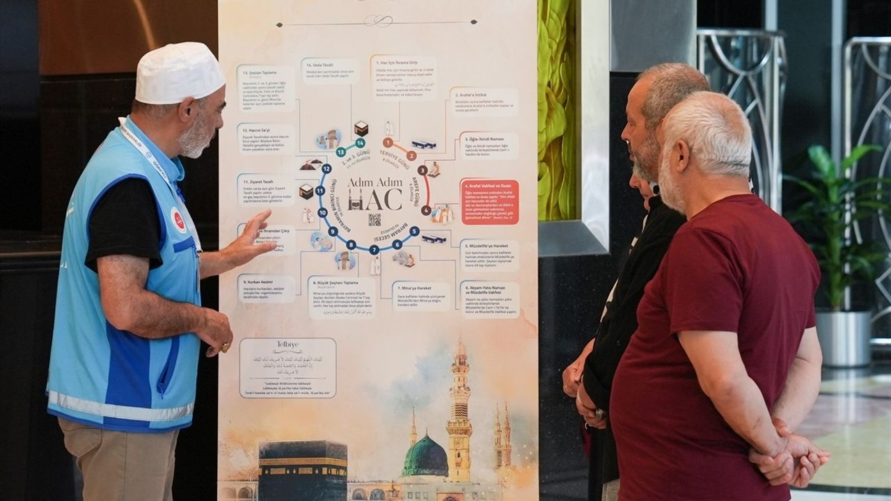 Diyanet'ten Hac Yolculuğuna Özel İnfografik