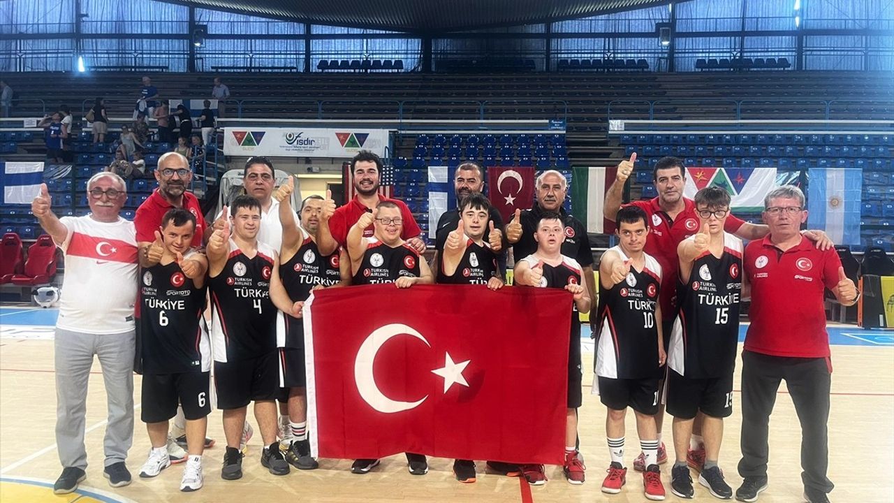 Down Sendromlular Basketbol Milli Takımı Avrupa İkincisi Oldu
