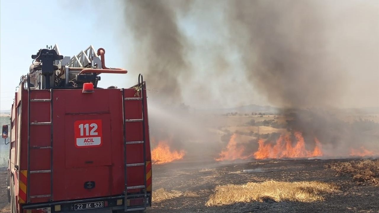 Edirne'de Yangın Kontrol Altına Alındı