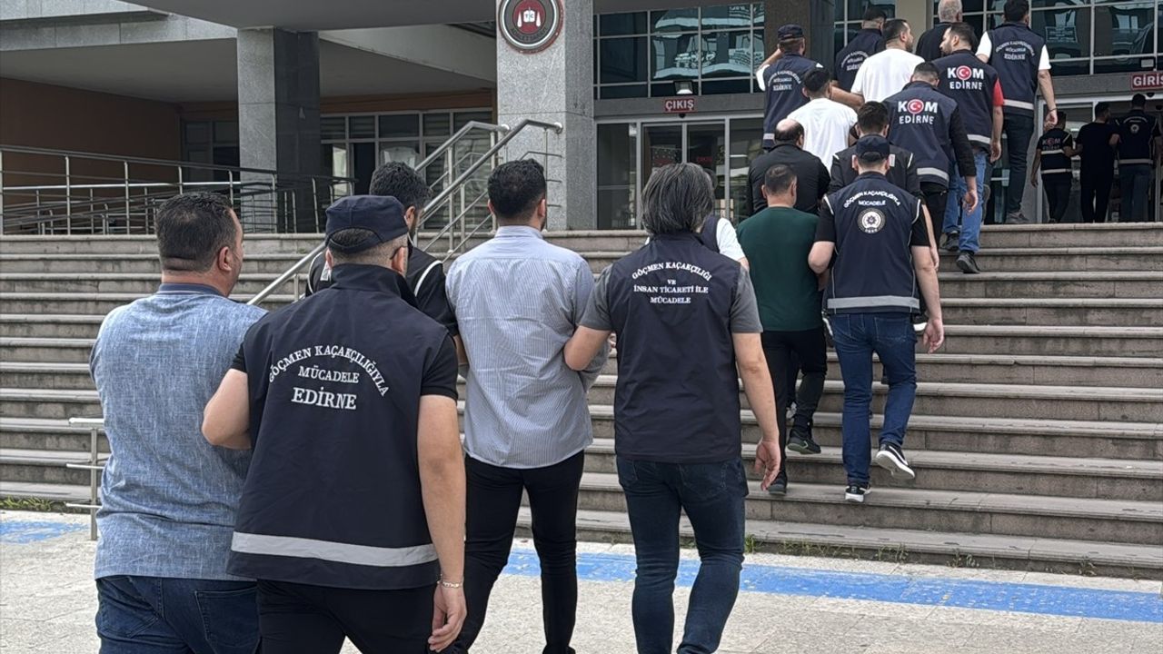 Edirne Merkezli Suç Örgütüne Operasyon: 50 Milyon Liralık Para Trafiği