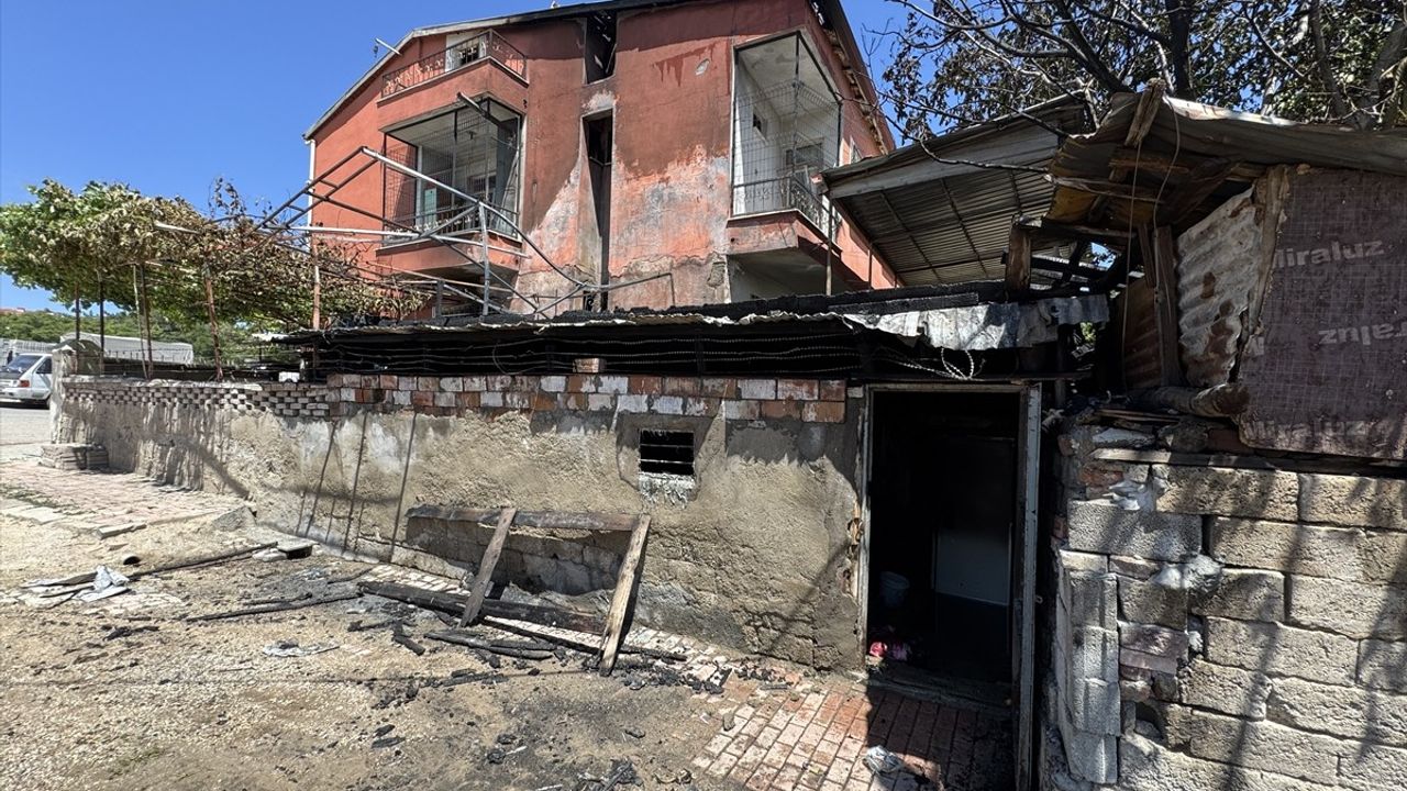 Elazığ'da Odunluk Yangını: 1 Yaralı