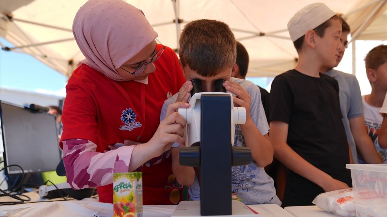 Erzurum'da Çiftçilere ve Çocuklara Bilim Eğitimi