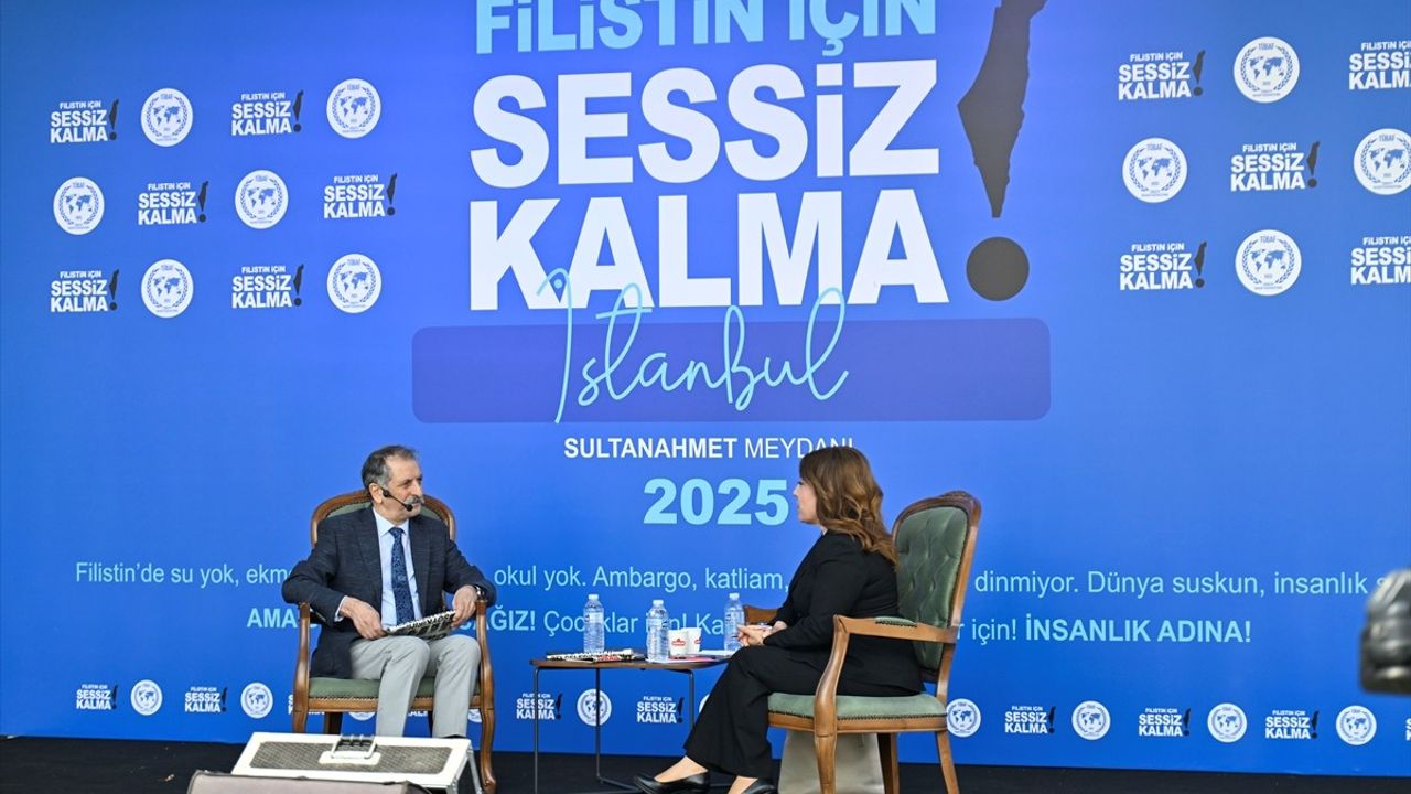 Filistin İçin Sessiz Kalma Canlı Yayını Tamamlandı