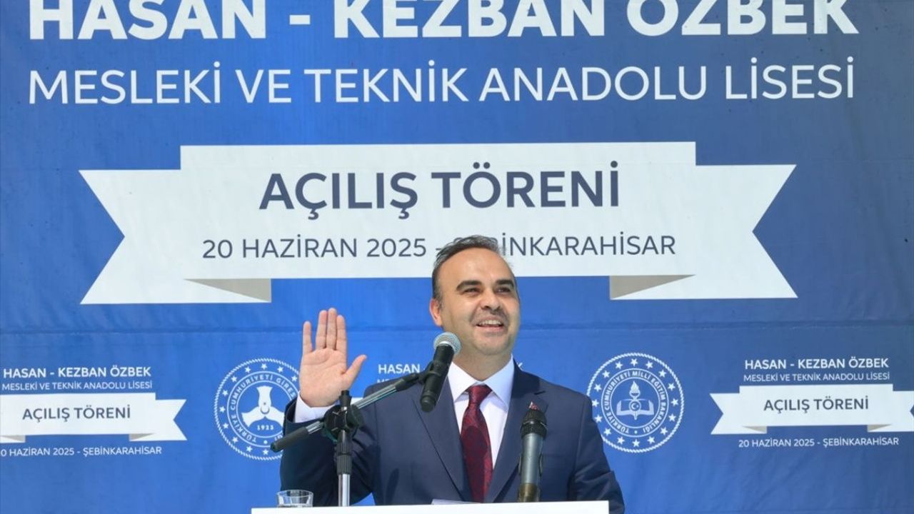 Giresun'da Yeni Mesleki ve Teknik Anadolu Lisesi Açıldı