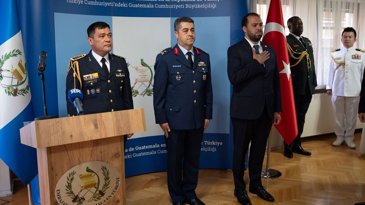 Guatemala Silahlı Kuvvetler Günü Resepsiyonu Ankara'da Kutlandı
