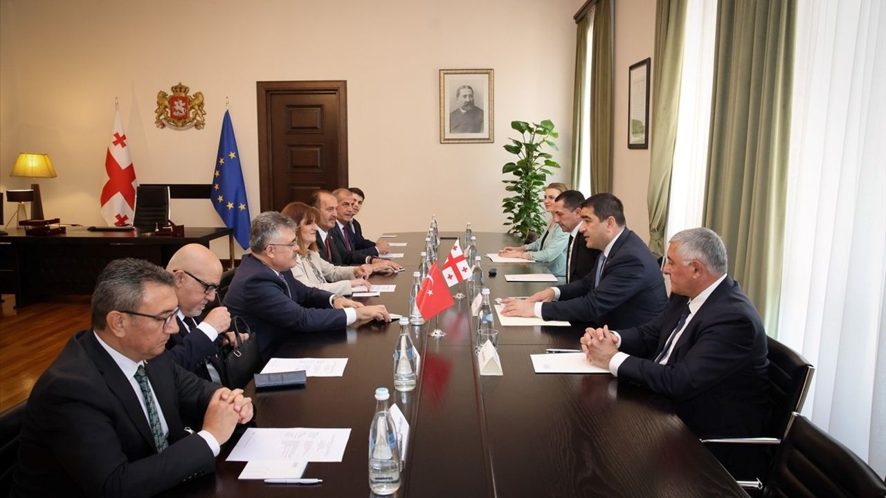 Gürcistan'da TBMM Heyeti ile Önemli Görüşme