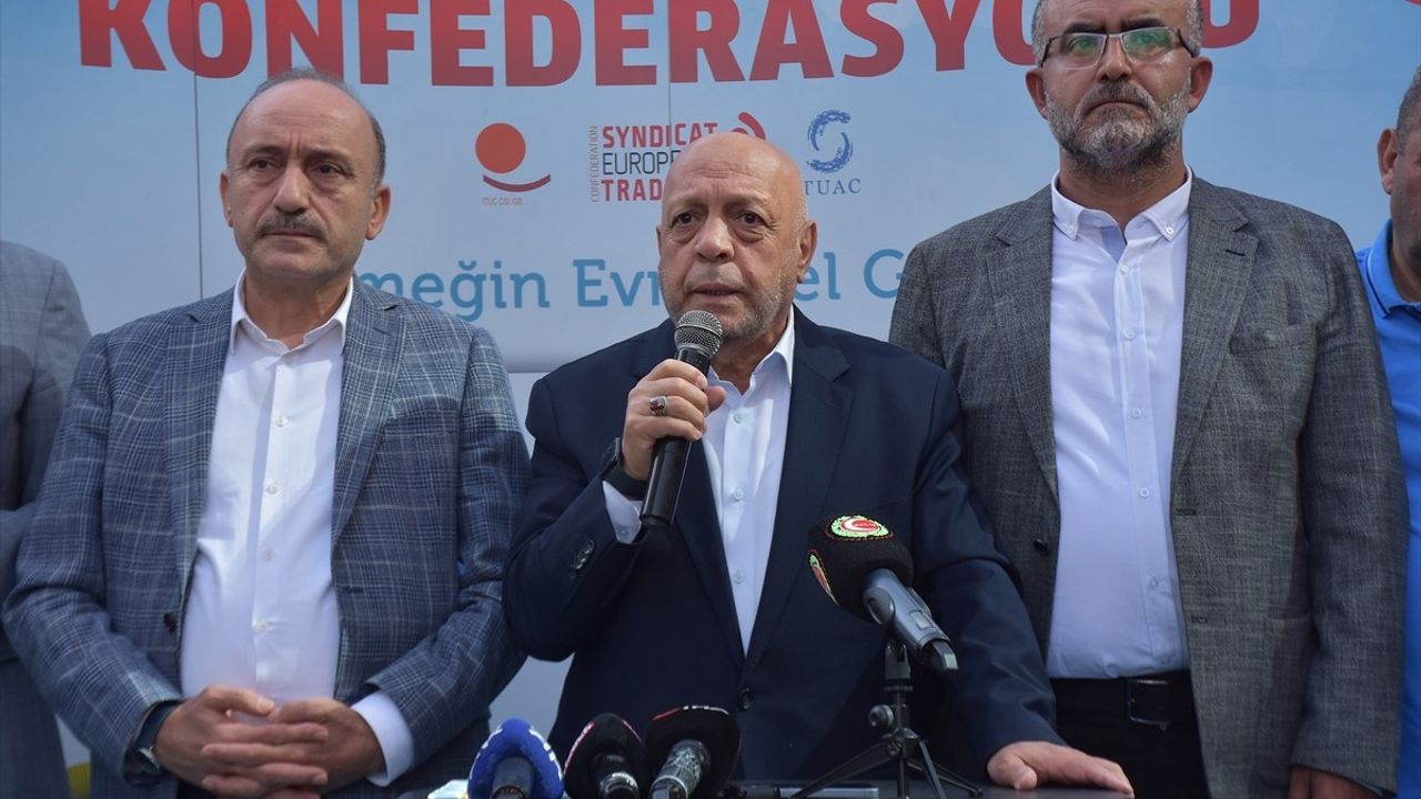 HAK-İŞ Genel Başkanı Arslan, Van'daki İşçilere Destek Ziyaretinde Bulundu