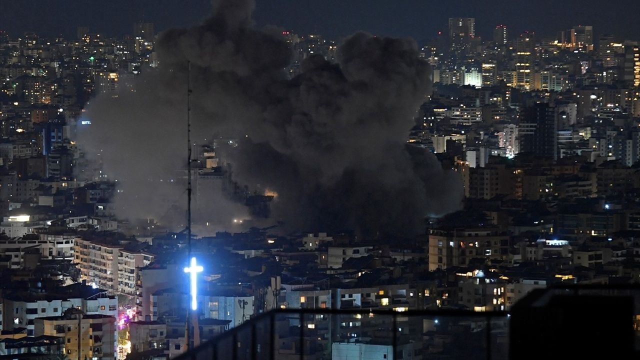 İsrail, Beyrut’un Dahiye Bölgesine Hava Saldırıları Düzenledi